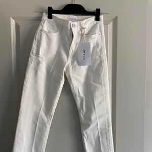 Frame Le High Straight Jeans (Size 25)